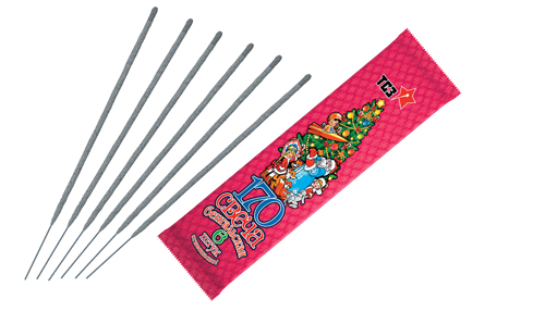  Бенгальские свечи 6 шт 170 мм в пакете  в Новом Уренгое