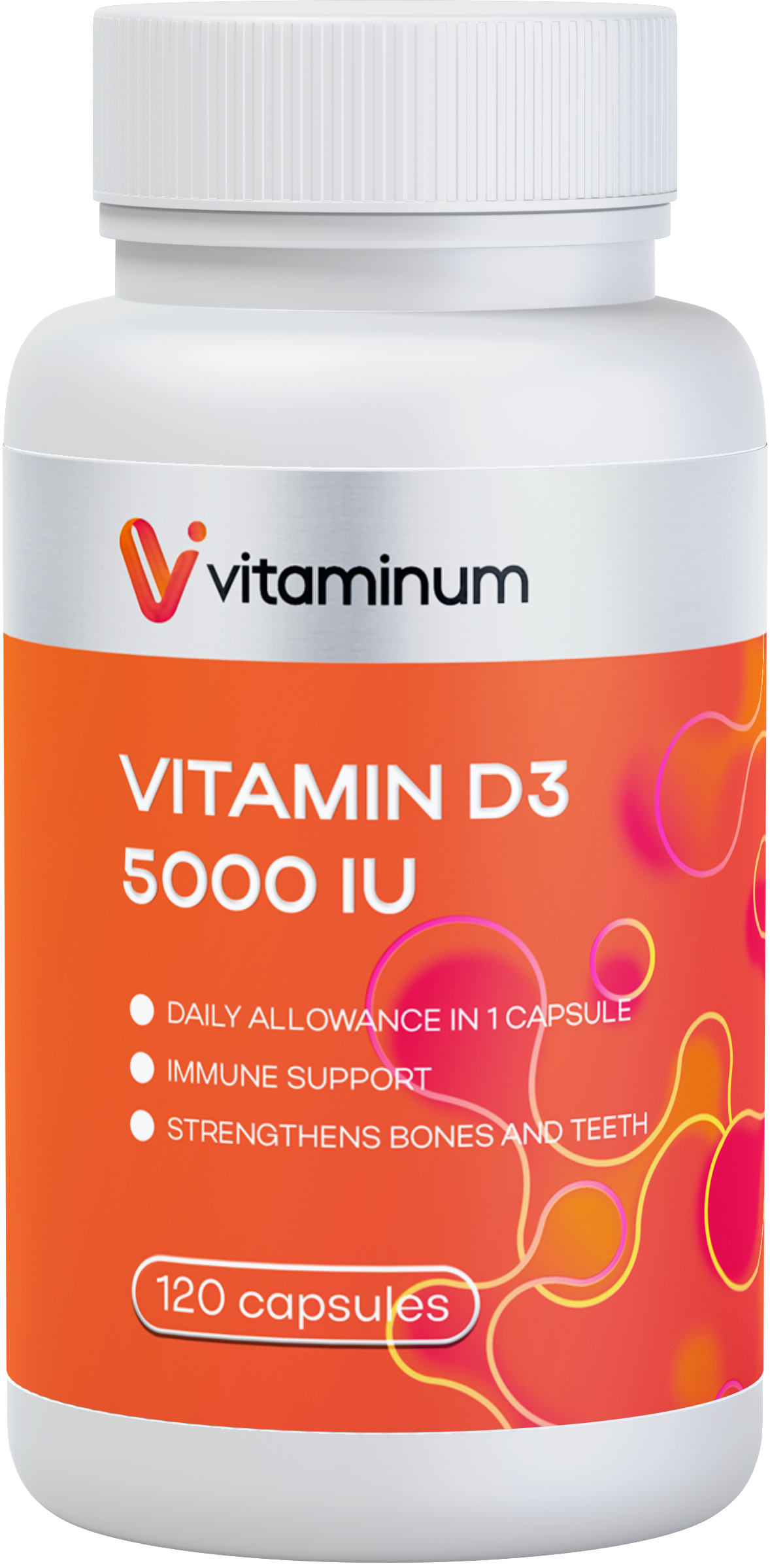  Vitaminum ВИТАМИН Д3 (5000 МЕ) 120 капсул 260 мг  в Новом Уренгое